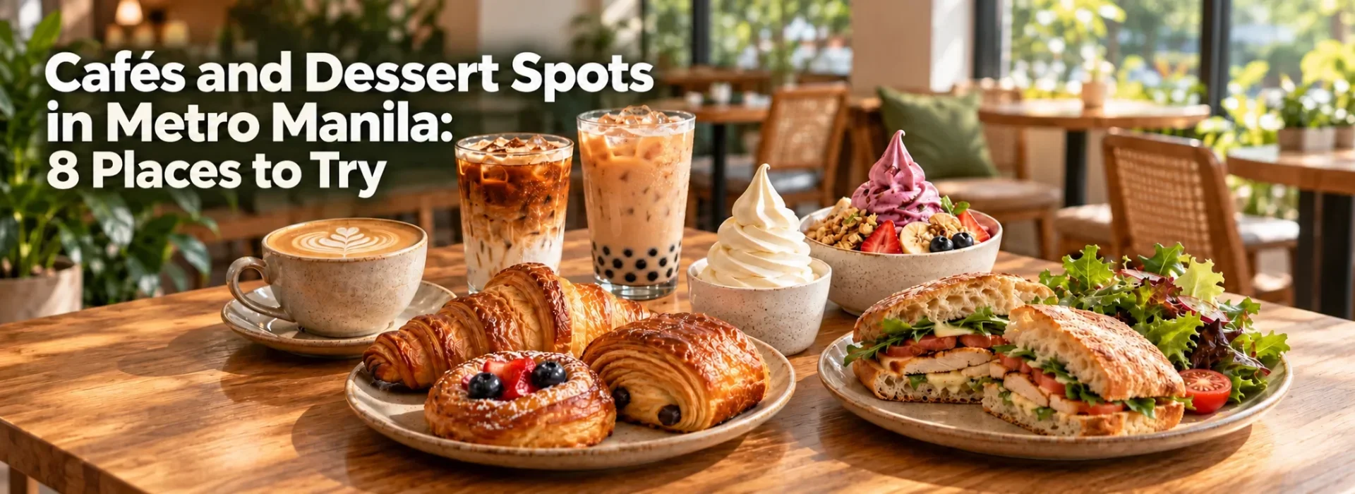 Cafés and Dessert Spots in Metro Manila: 8 Places to Try