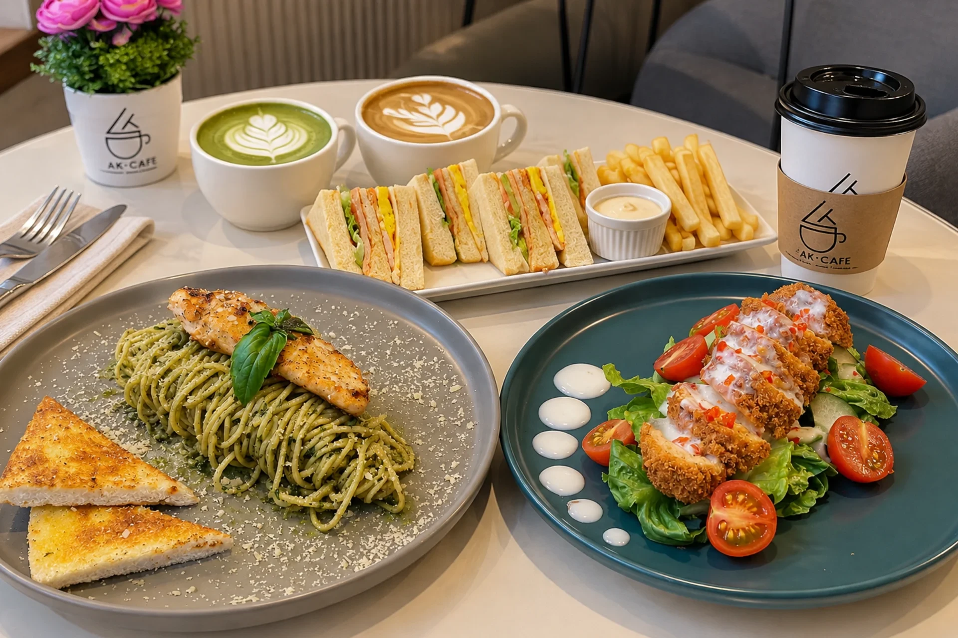 20% Off Food and Drinks at 4AK Cafe