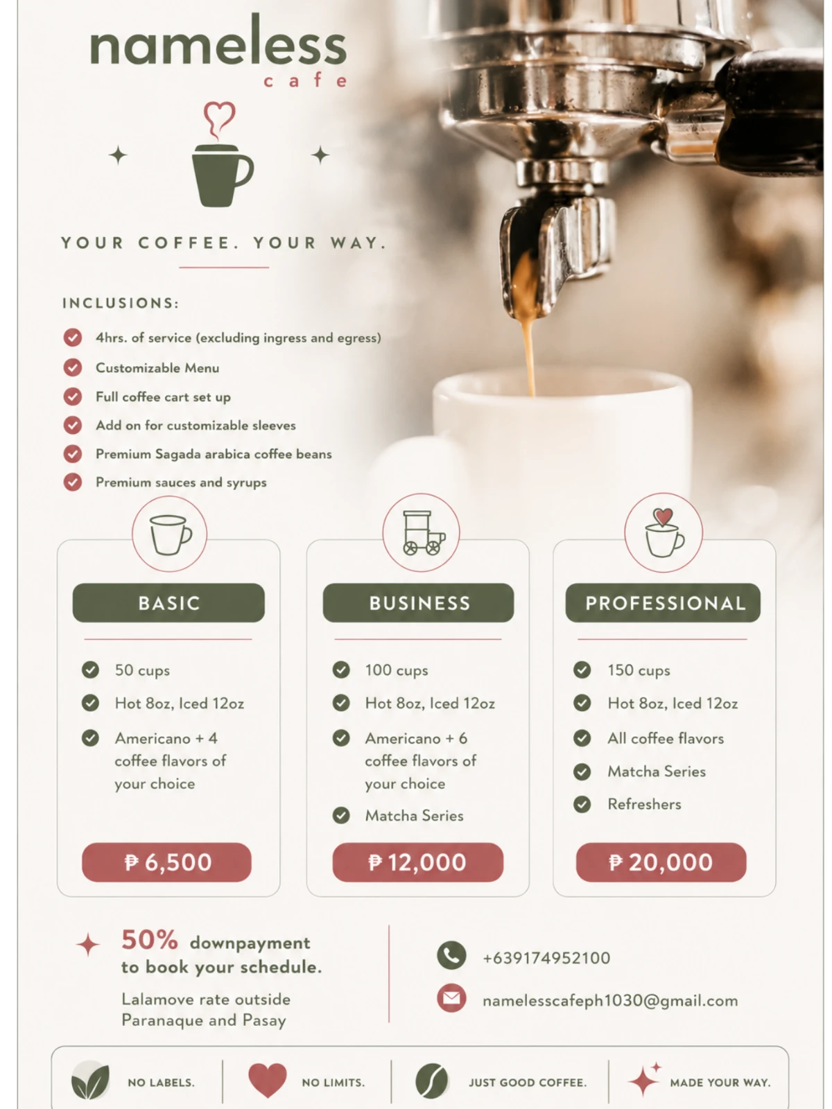 Menu page 1