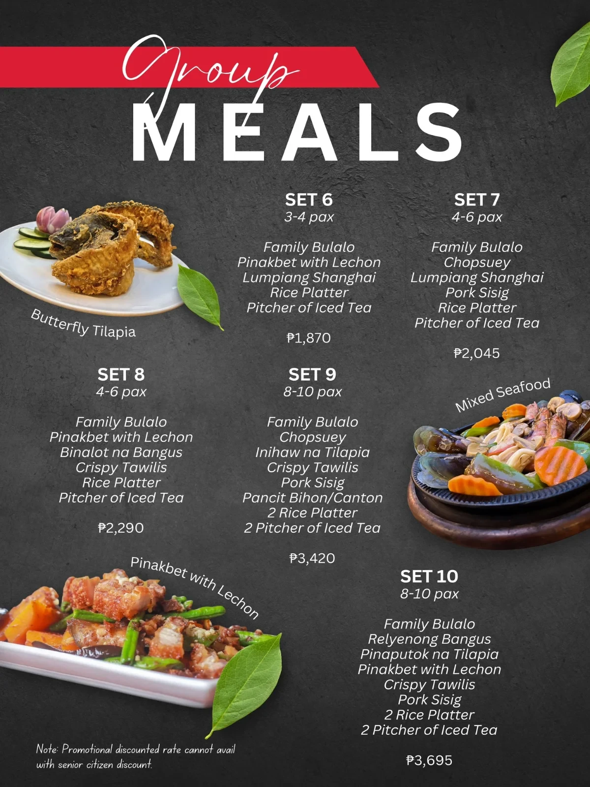 Menu page 2