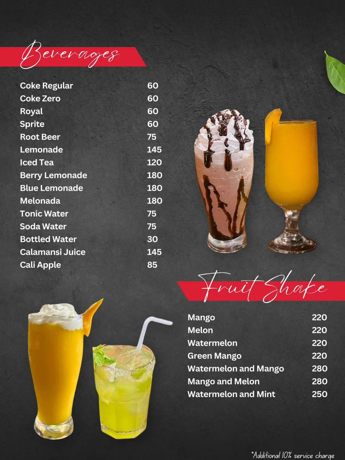Menu page 3