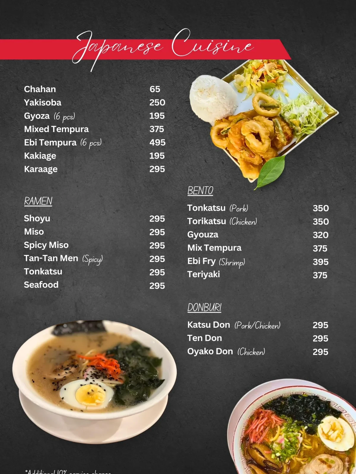 Menu page 4