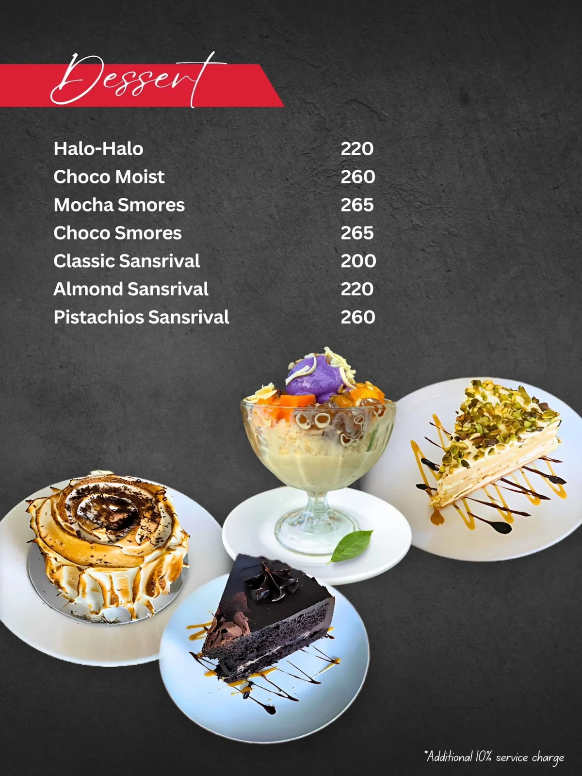 Menu page 5